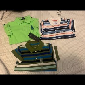 Bundle- 3 4T polo shirts